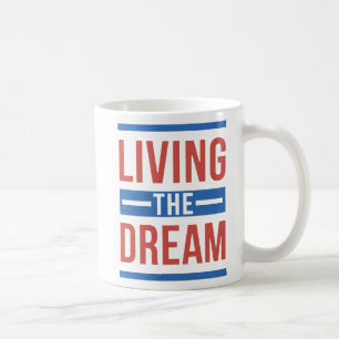 Levande drömmen kaffemugg