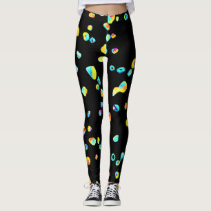 Levande Färg Mönster Leggings