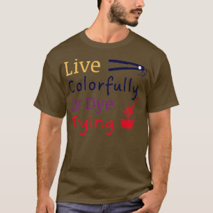 Levande färglöst eller färgfärgfärgfärgad torkning t shirt