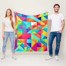 Levande Färgrika Abstrakt Mönster