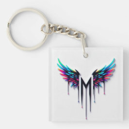 Levande Färgrika Änglavingar M Monogram Grafik