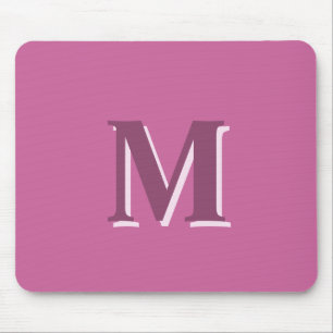 levande fast rosa monogram musmatta