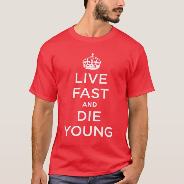 Levande fasta och dö barn t-shirt (Framsida)