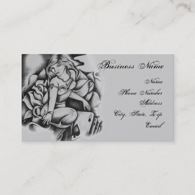 Levande fasta visitkort (Framsida)