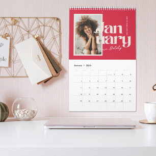 Levande fet Modern Motiv fotokalender Kalender