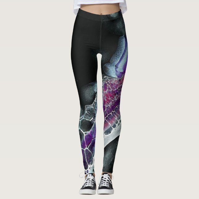 Levande fjällleggings leggings (Framsida)