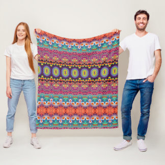 Levande Fleece: Trendiga Filttblanketmönster på Za Fleecefilt