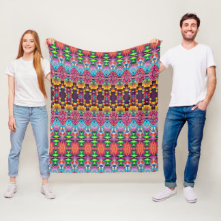 Levande Fleece: Trendiga Filttöj Muster på Zazzle Fleecefilt