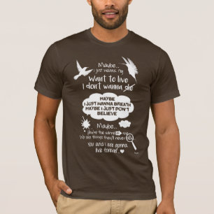 "Levande för evigt" vid oasen [manar denNacke T-shirt