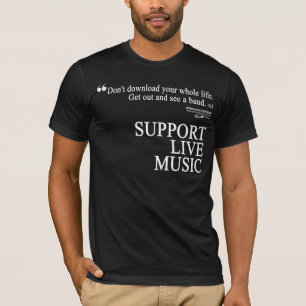 LEVANDE för manar MUSIKT-tröja för SERVICE och T-shirt