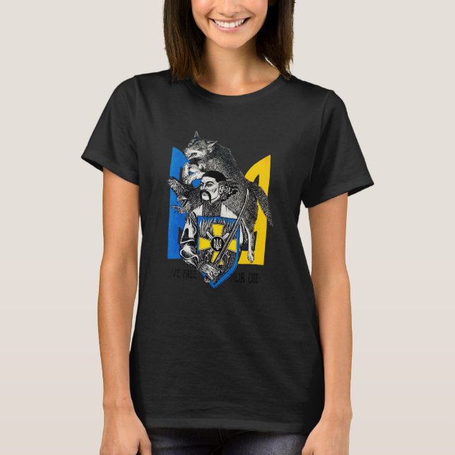Levande Fri Eller Dö T Shirt (Framsida)