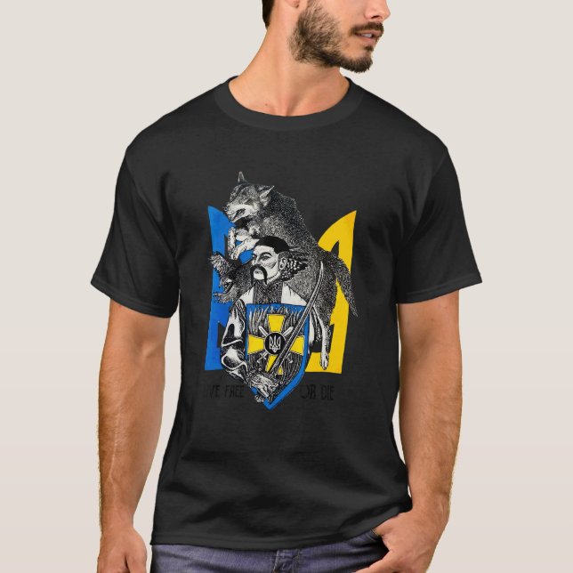 Levande Fri Eller Dö T Shirt (Framsida)