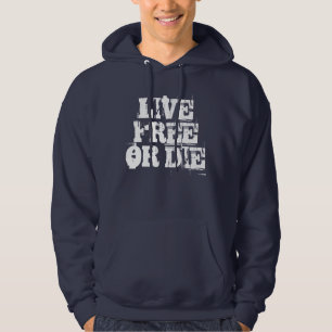 Levande fri eller matrisHoodie Sweatshirt Med Luva