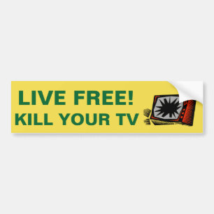 LEVANDE FRITT! DÖDA DIN TV - BILDEKAL