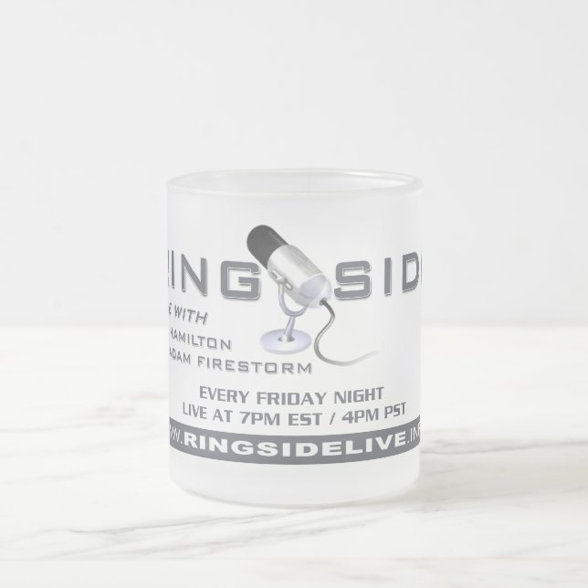 Levande frostad Glass mugg för Ringside (Center)