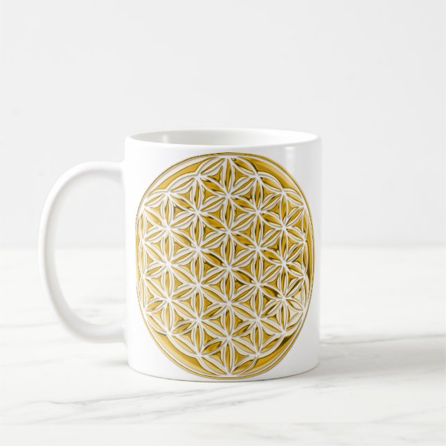 Levande/fullt guld kaffemugg (Vänster)