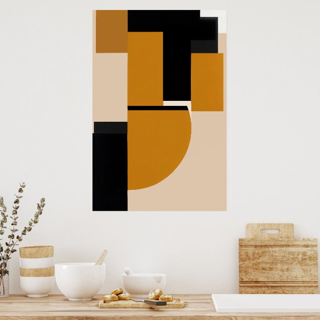 Levande geometri poster (Kök)
