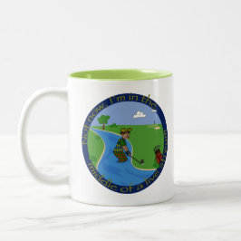 Levande golf Two-Tone-kaffe mugg