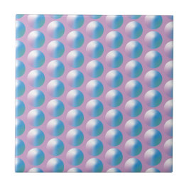 Levande gradientcirklar Geometrisk Modern Blå Kakelplatta