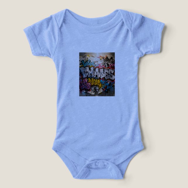 levande graffiti T-shirt (Design Framsida)