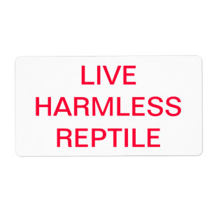 LEVANDE HERMLESS-REPTIL FRAKTSEDEL