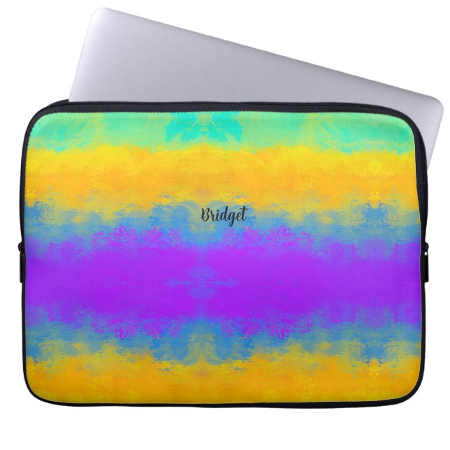 Levande himmel laptop fodral (Framsidan)