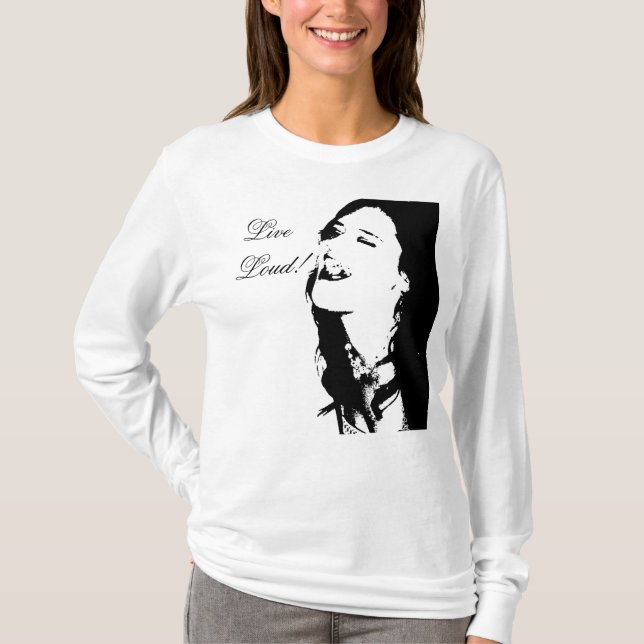 Levande högt! tee (Framsida)