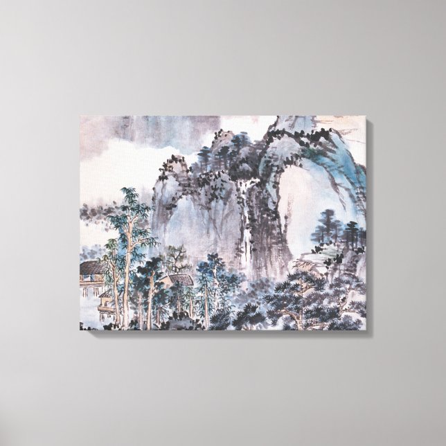 Levande i bergen canvastryck (Framsida)