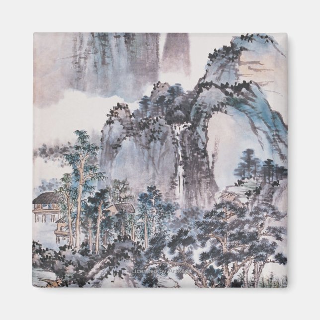 Levande i bergen magnet (Framsidan)