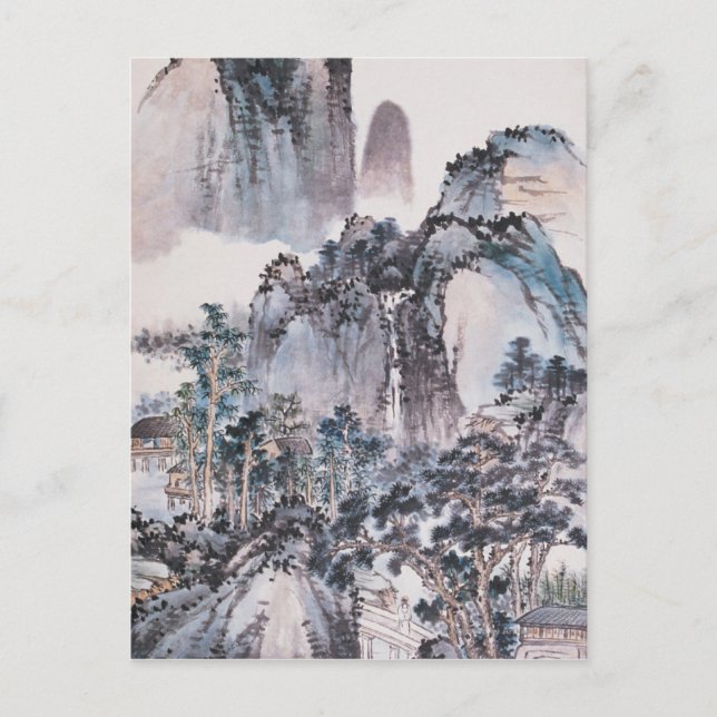 Levande i bergen vykort (Framsida)