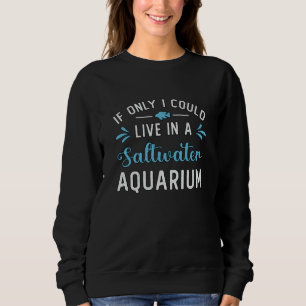 Levande i en Saltwater Aquarium Fish Akvarist T Shirt