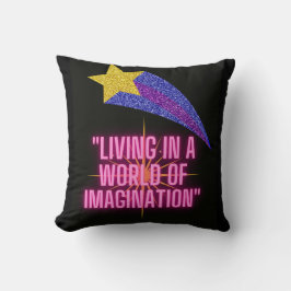 LEVANDE I EN VÄRLD AV BILDNING KUDDE