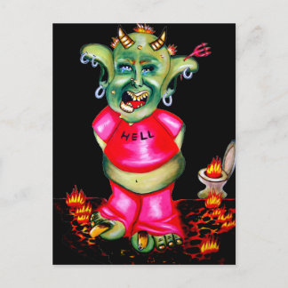 Levande i helvetet vykort