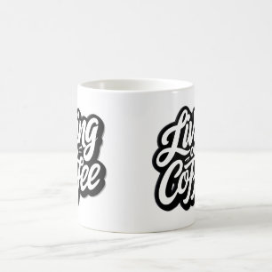 Levande i kaffe kaffemugg