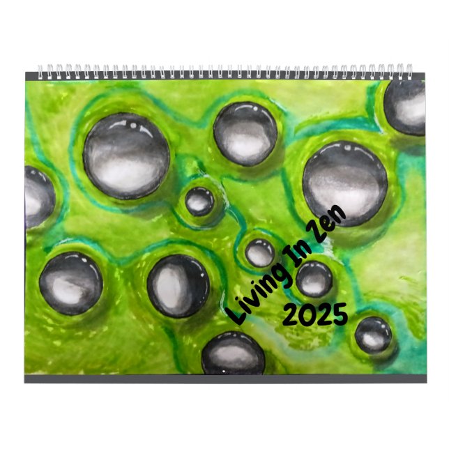 Levande i kalendern Zen 2025 Kalender (Omslag)