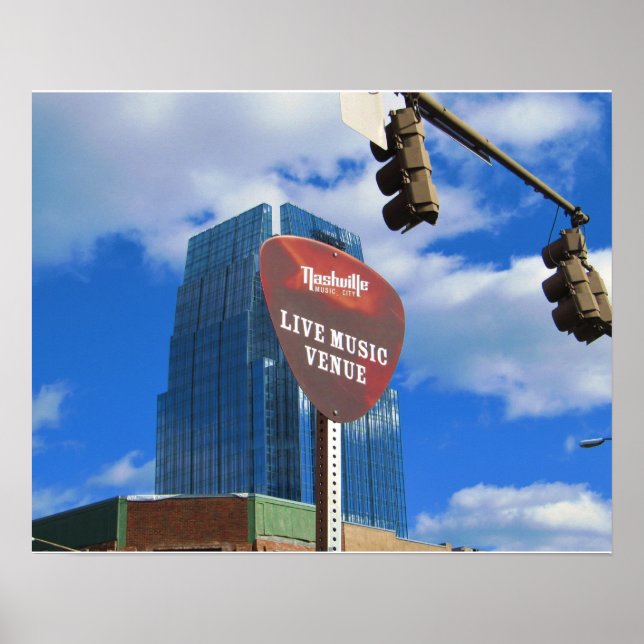 Levande i Nashville Poster (Framsidan)