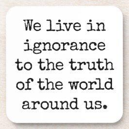 Levande i okunniga, hårda plastUnderlägg Underlägg