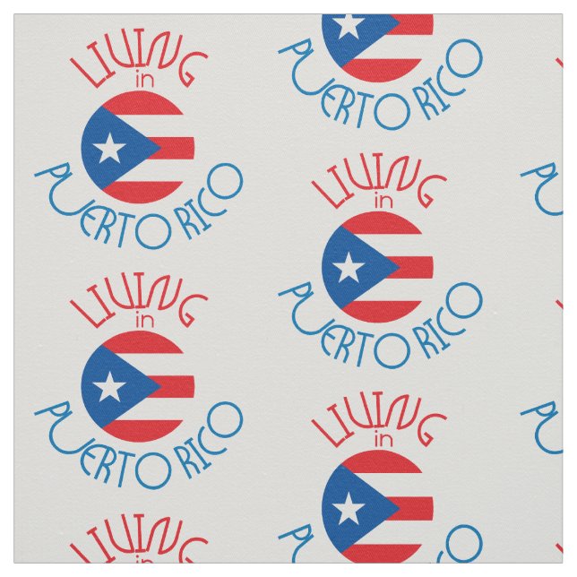 Levande i Puerto Rico Tyg (Provkarta)