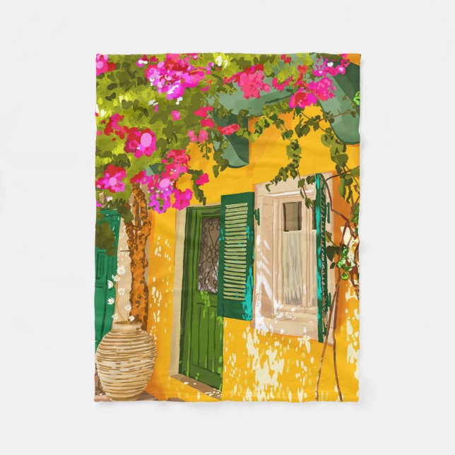 Levande i Sunshine Fleecefilt (Framsidan)