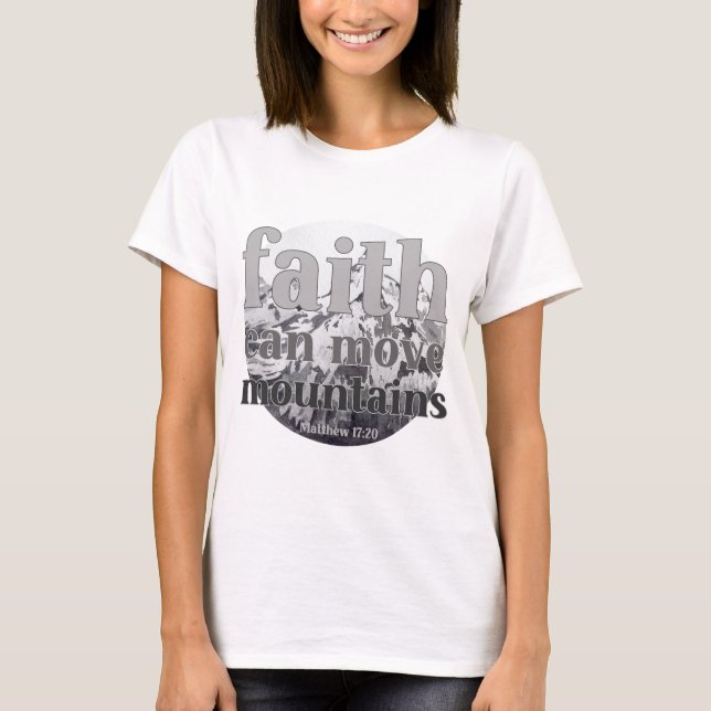 Levande i tro t shirt (Framsida)