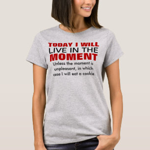 Levande i Typografi Humor Tee Shirt