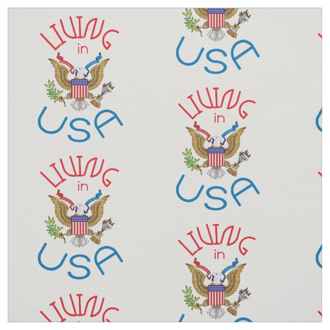 Levande i USA Tyg (Provkarta)
