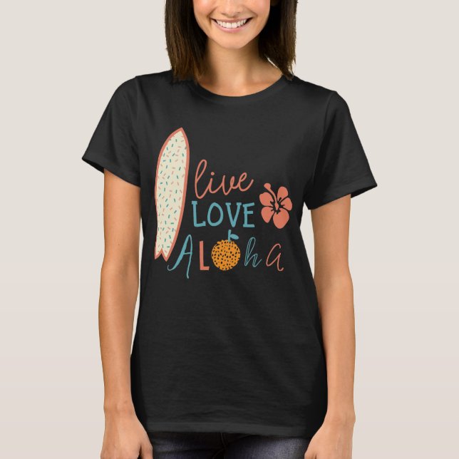 Levande kärlek, aloha t-shirt (Framsida)