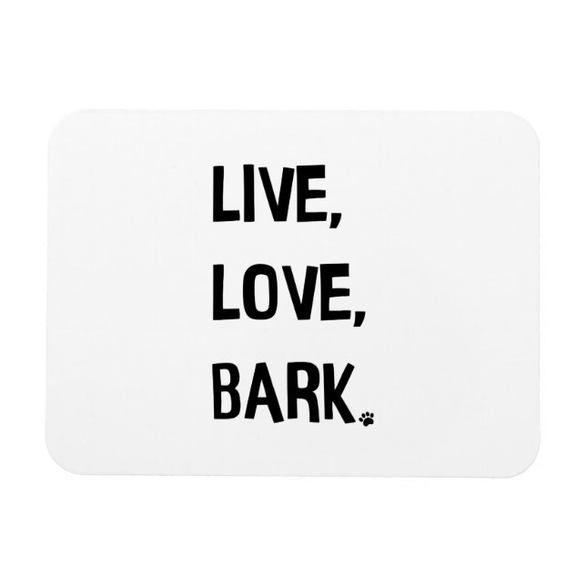Levande, Kärlek, Bark Magnet (Horisontell)