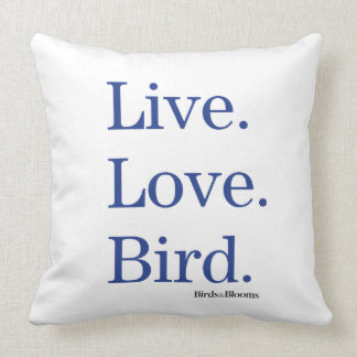 Levande. Kärlek. Bird. Kudde