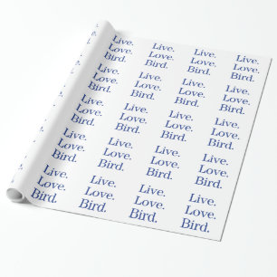 Levande. Kärlek. Bird. Presentpapper