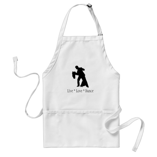 Levande, Kärlek, Dance - Ballroom par Apron Förkläde (Framsidan)