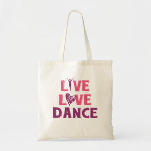 Levande Kärlek Dance - Gift T-Shirt för dansare Tygkasse