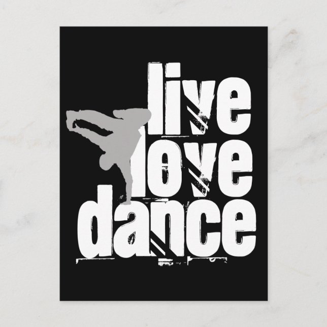 Levande, Kärlek, Dance Vykort (Framsida)