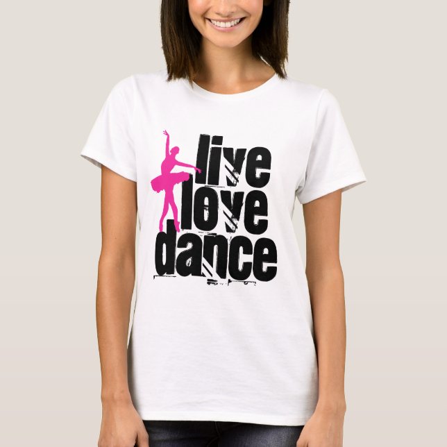 Levande kärlek, dansBallerina T-shirt (Framsida)